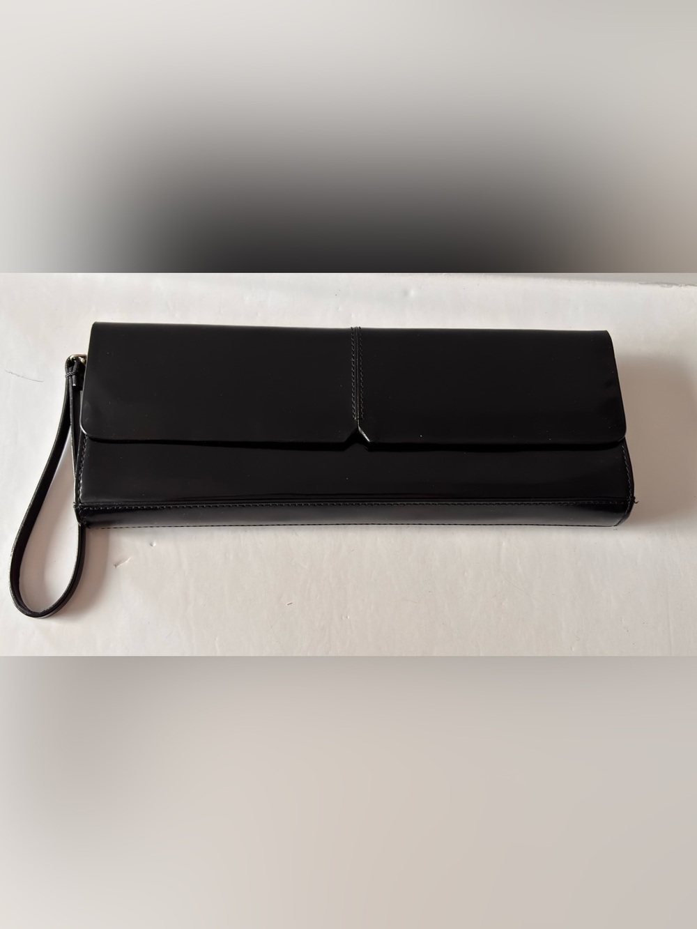 ALFANI | Leather clutch purse with strap